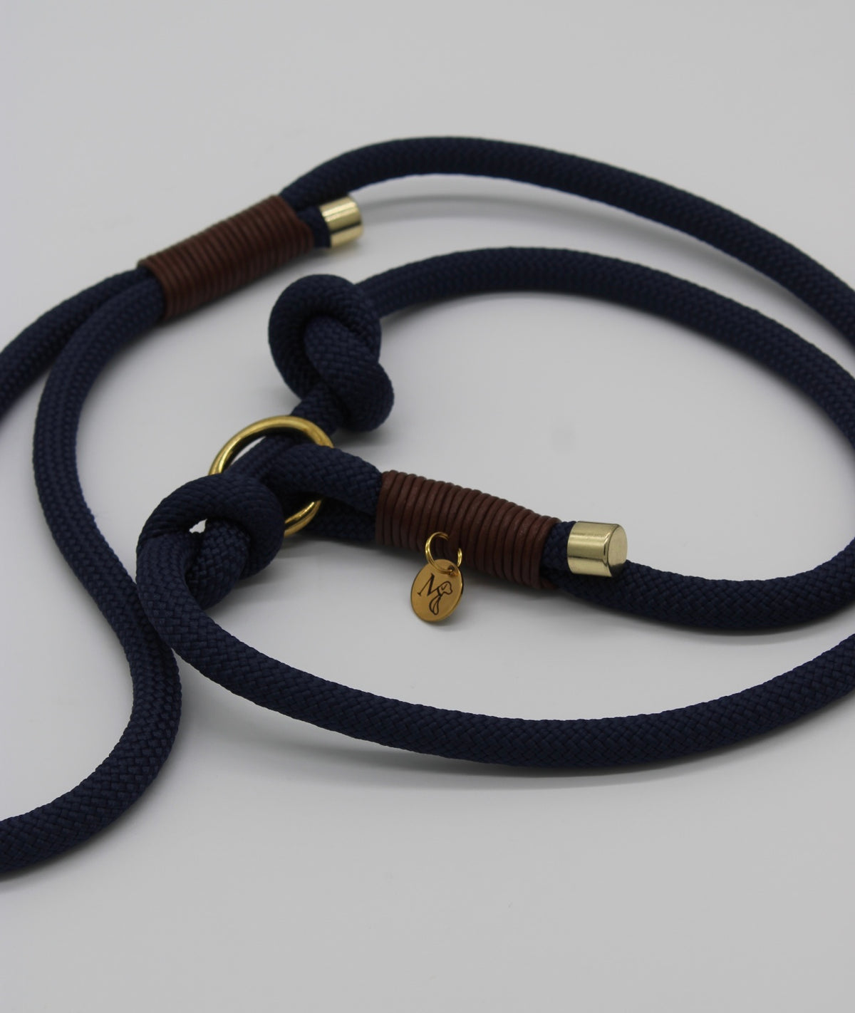 Retriever-Leine navy blue