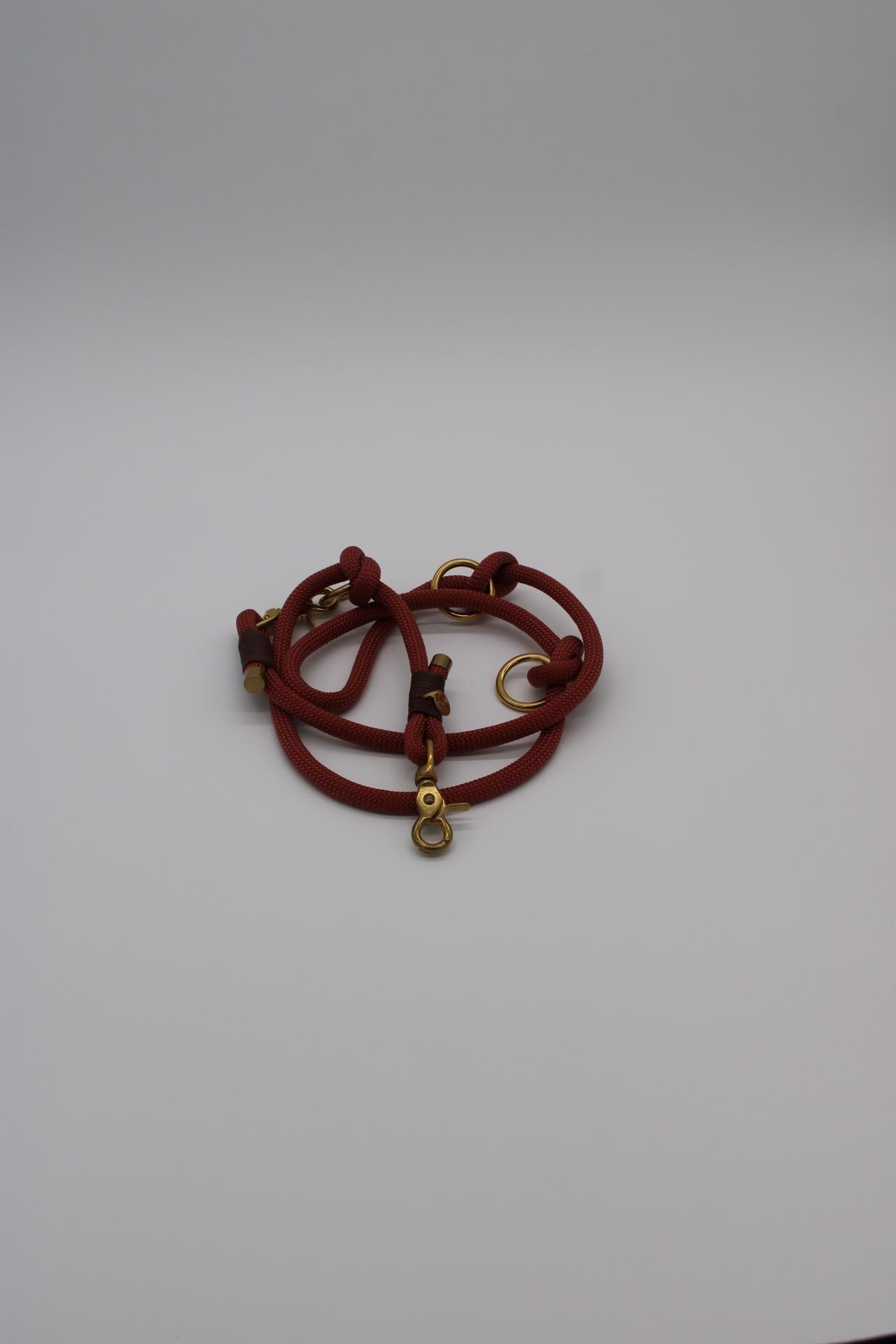 Leine bronze braun