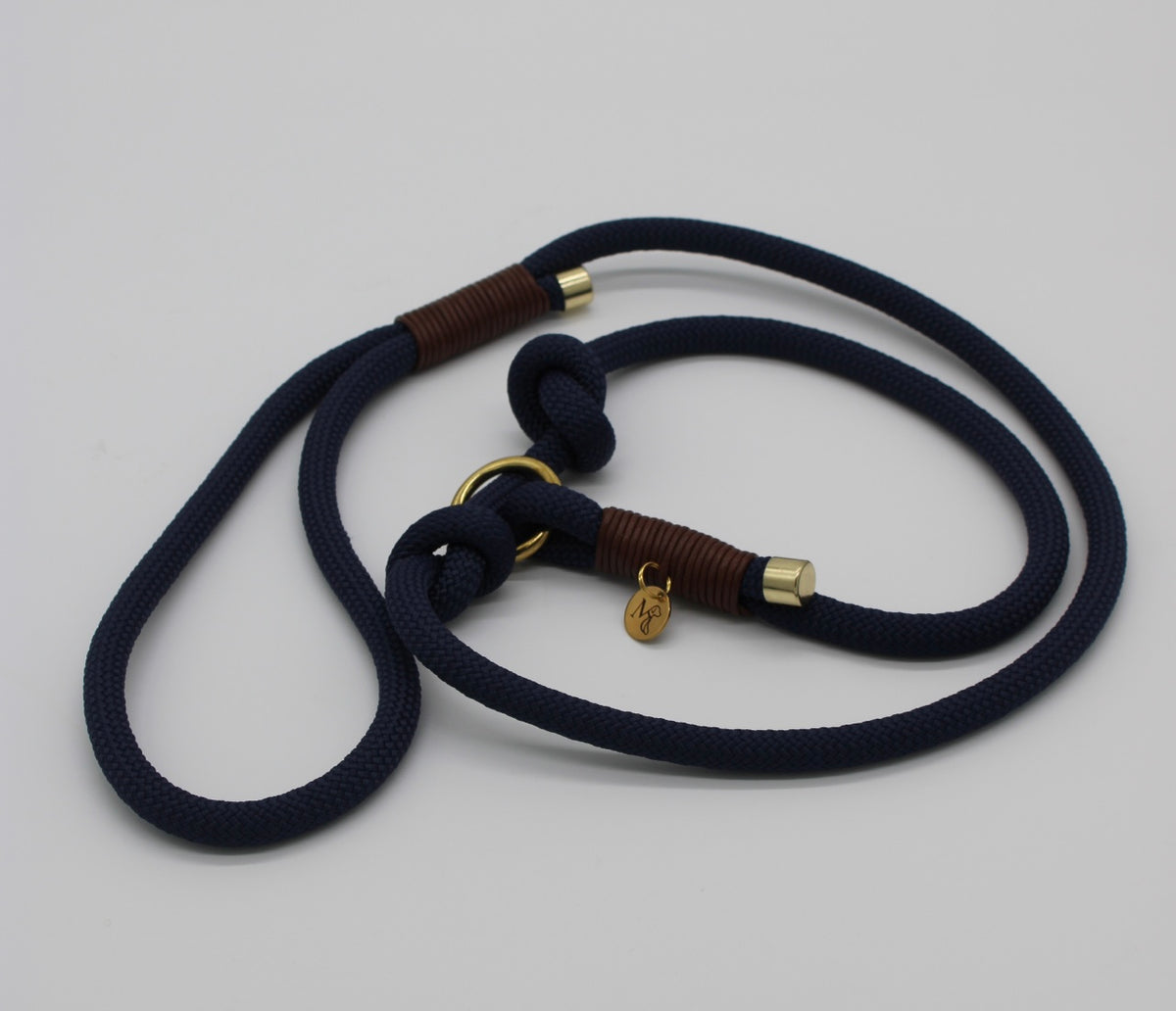 Retriever-Leine navy blue
