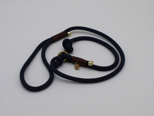 Retriever-Leine navy blue