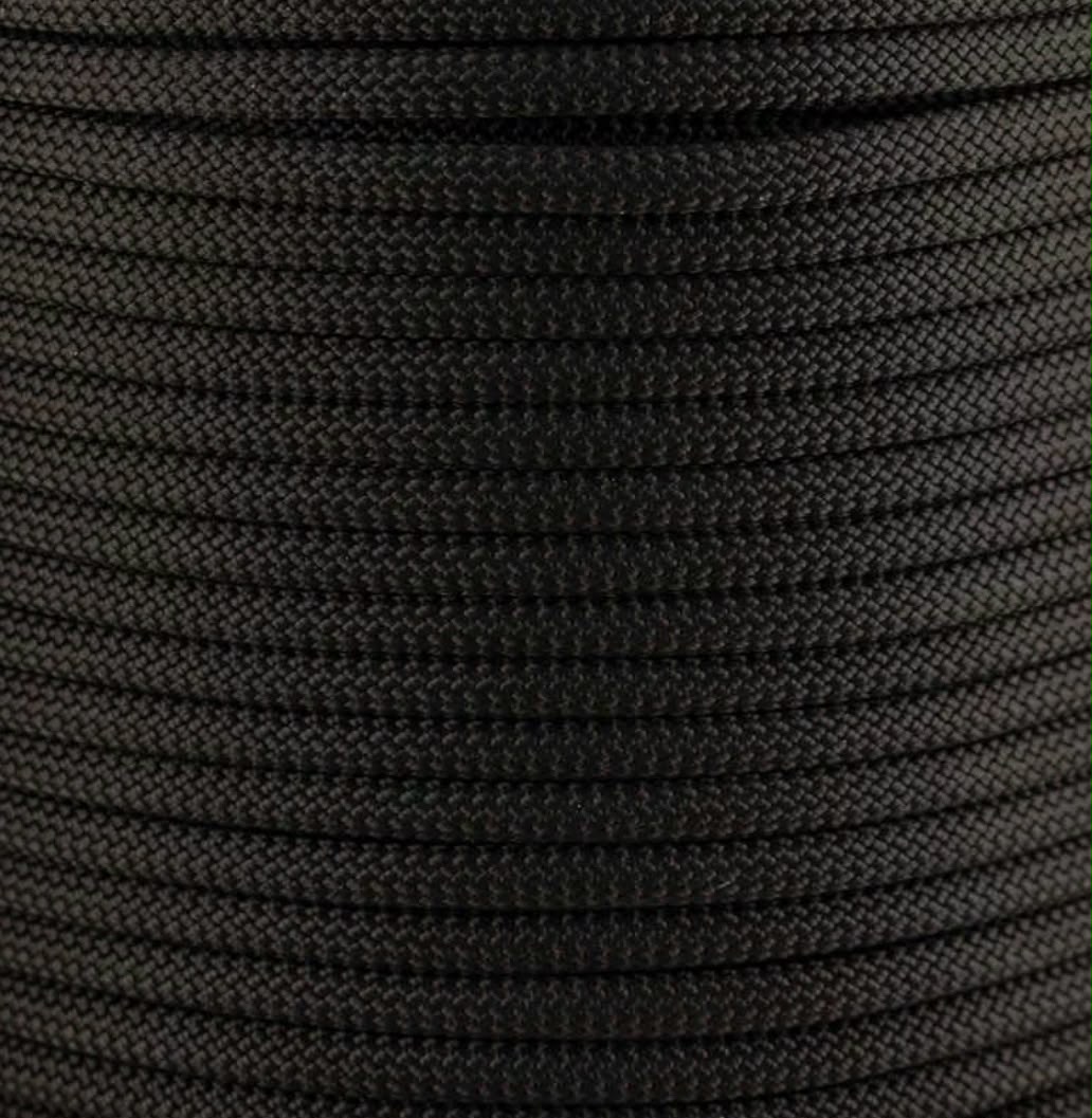 Halsband black carbon 8mm