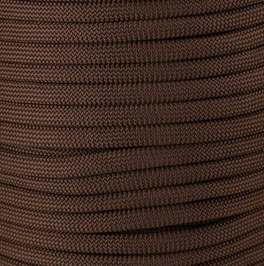 Leine espresso brown 8mm