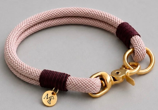 Halsband pearl rosé