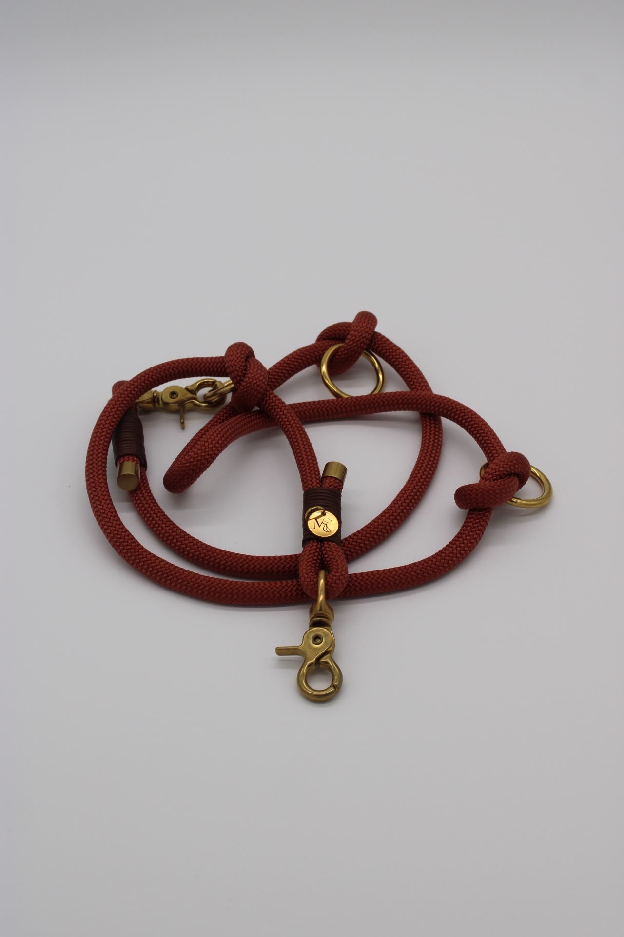 Leine bronze braun