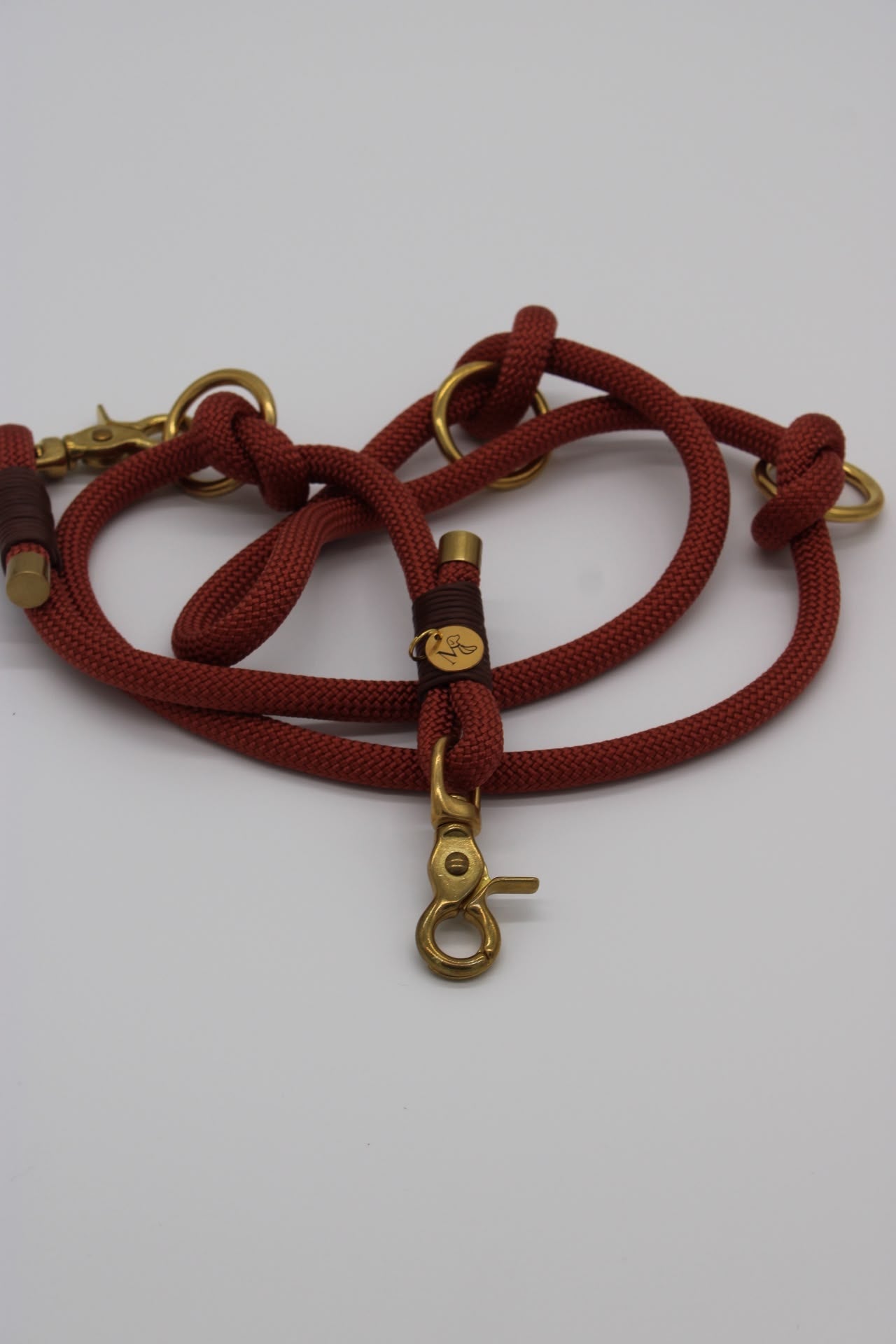 Leine bronze braun